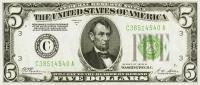 Gallery image for United States p420b: 5 Dollars